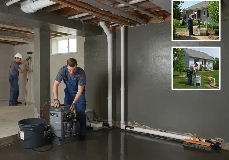 Basement Waterproofing and Flood Prevention process in Mountain View, MO